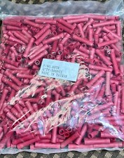 500pcs 18-22 AWG Wire Red Nylon Insulated Electrical Butt Splice Connectors