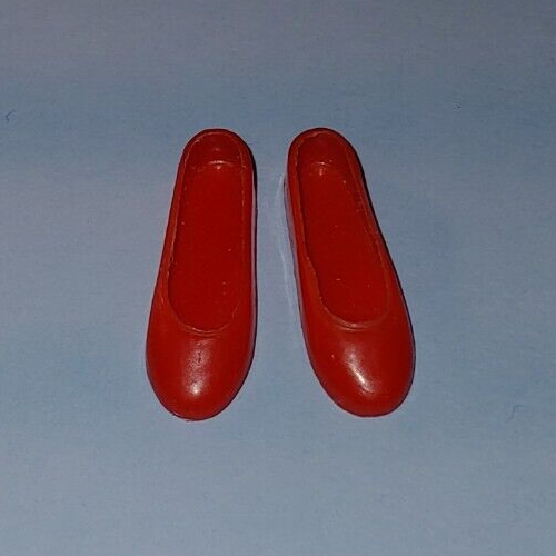 Vintage Mattel Skipper Red Flats Shoes Hong Kong eBay