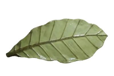 glass leaf dish