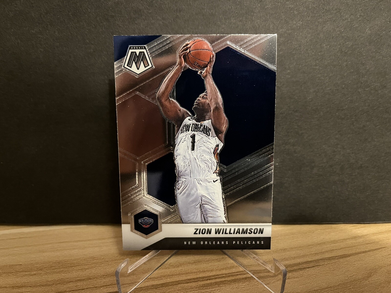 2020-21 NBA Mosaic Zion Williamson #49 Base Card