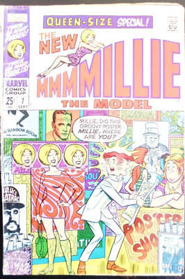 MILLIE THE MODEL QUEEN SIZE SPECIAL 7.  MARVEL COMICS SEPTEMBER 1968. SILVER AGE