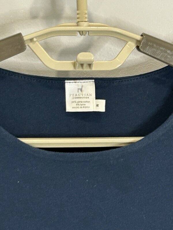 Peruvian Connection Long Sleeve Double Layer Cott… - image 4