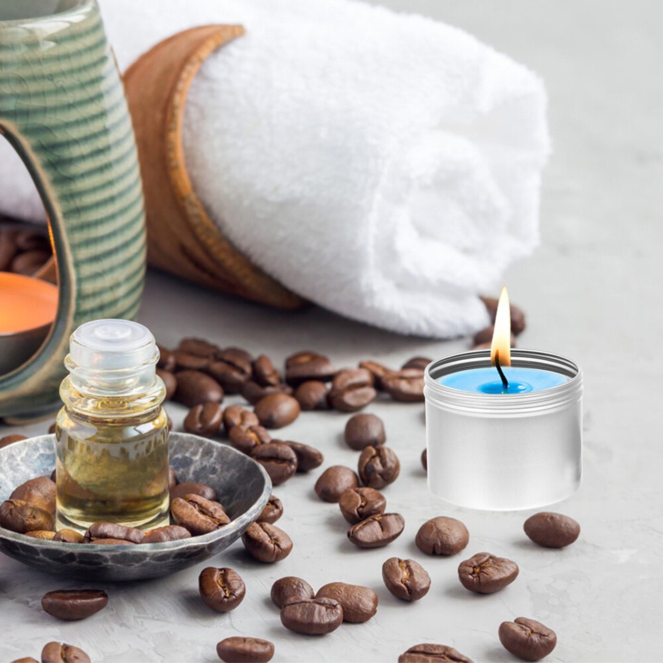 2 Count Round Cookie Tins Candle Jar Small Containers Storage Jars eBay