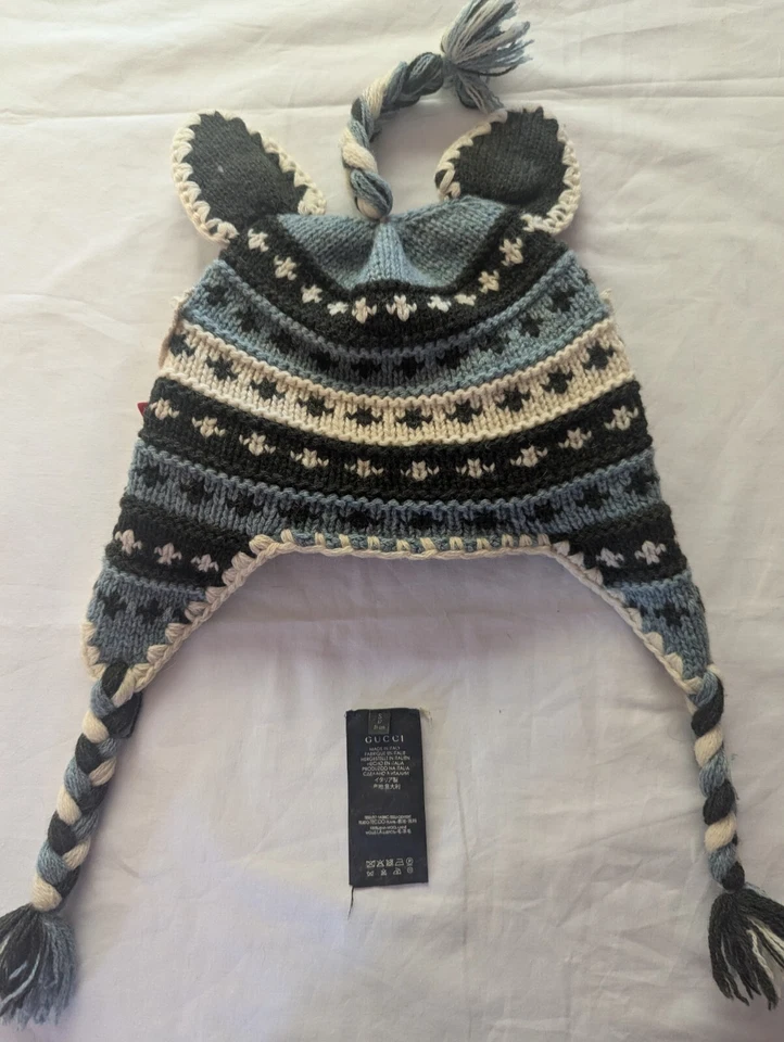 Gucci Alessandro Michele Festival Rave 2016 Pasarela Lana Sombrero Gorro Raro Foto 4 de 4