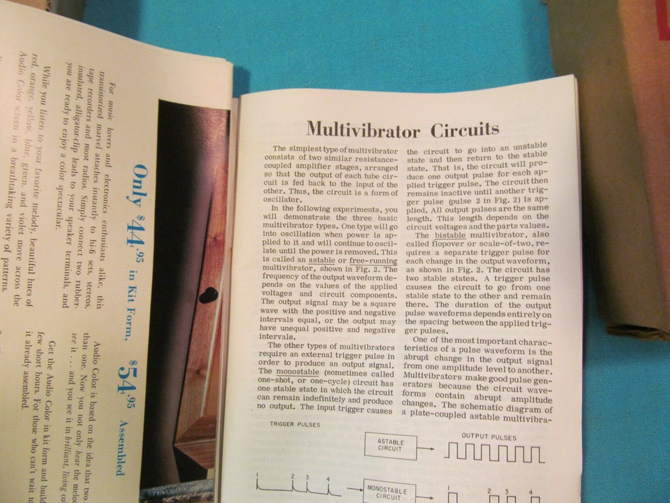 NATIONAL RADIO INSTITUTE KIT 8D MONOSTABLE MULTIVIBRATOR CIRCUIT