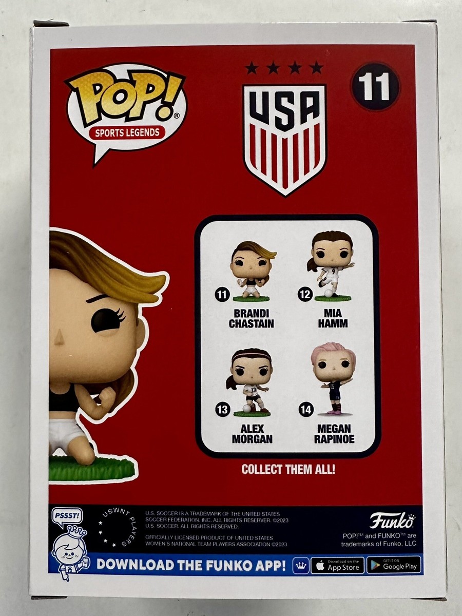 Sports Legends Figurine Brandi Chastain #11 USA Signed Funko POP