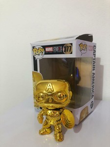 gold captain america pop ebay