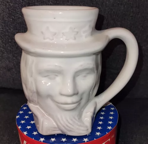 FRANKOMA POTTERY "UNCLE SAM 1976 MUG