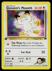 Pokemon Card - Giovanni's Meowth Gym Challenge 74/132 Common 1st Edition