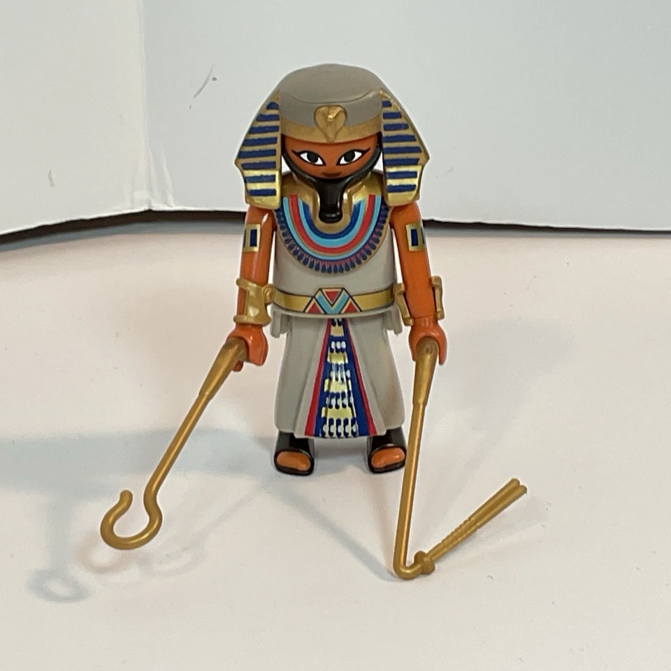 PLAYMOBIL Ancient Egyptian Mummy Case Skeleton Figures King EGYPT Lot - Image 4 of 4