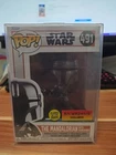 Funko Pop! Vinyl: Star Wars - The Mandalorian with Dark Saber (Metallic) #491