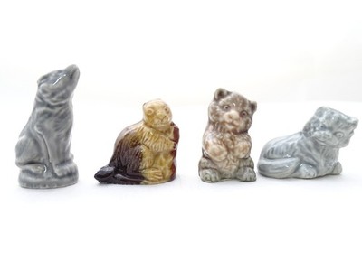 (4) Assorted Wade Figurines