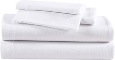 Flannel Sheets King Size, Anti-Pilling Wrinkle Resistant Cotton, Touchably