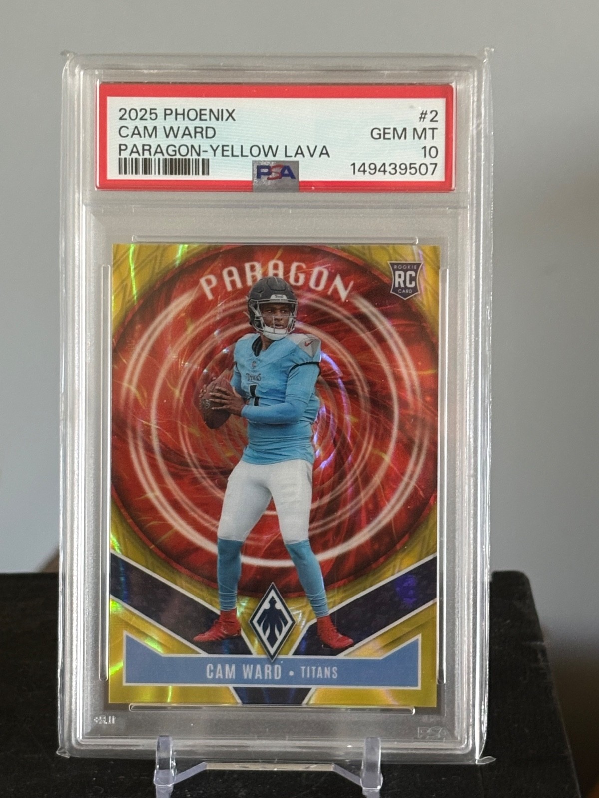 Cam Ward Panini Phoenix Paragon #2 Yellow Lava