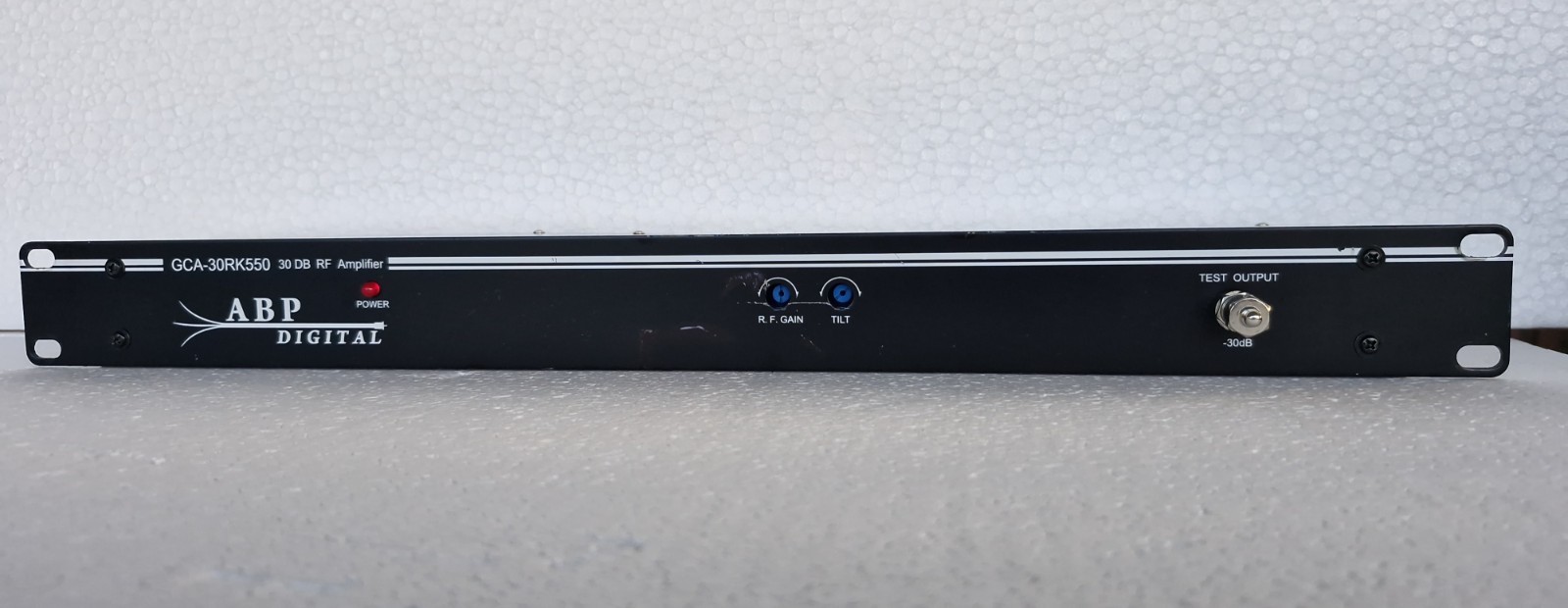 ABP Digital 30 dB RF Amplifier (Model GCA-30RK550)rack-mount CATV Amplifier.