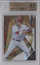 2015 Topps Finest Gold Refractor 27/50 Joey Votto #47 BGS 9.5 GEM MINT 2e6