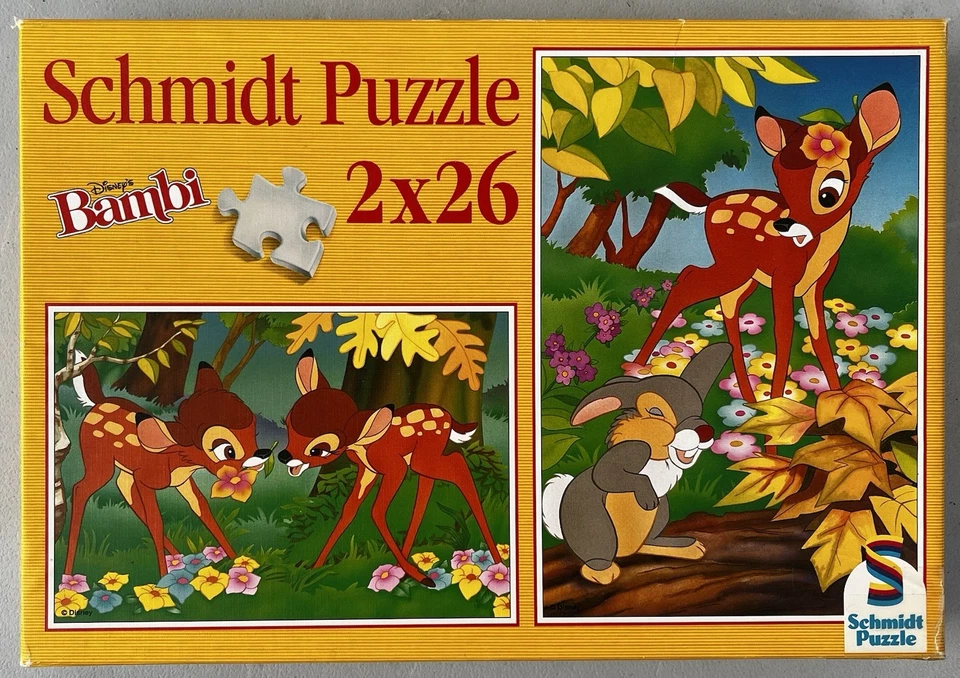 Puzzle Schmidt Disney Bambi 2x26 pièces - Photo 1/4