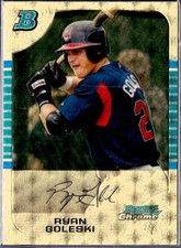 Marketplace image: RYAN GOLESKI RC 2005 BOWMAN CHROME SUPERFRACTOR PROSPECT ROOKIE SP 1/1