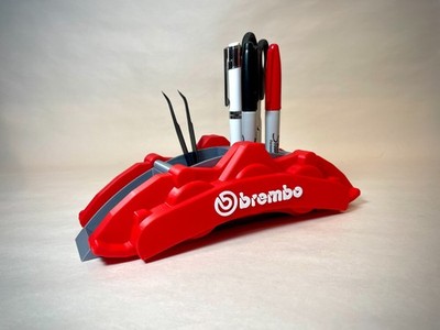 Bremssattel Schreibtisch Organizer | Auto Enthusiasten Geschenk | Racing Style Stifthalter |