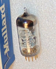 NOS E88CC/01 ECC88 E88CC 6922 CCA GOLD PIN MULLARD TUBE TINY GETTER BRITISH MADE