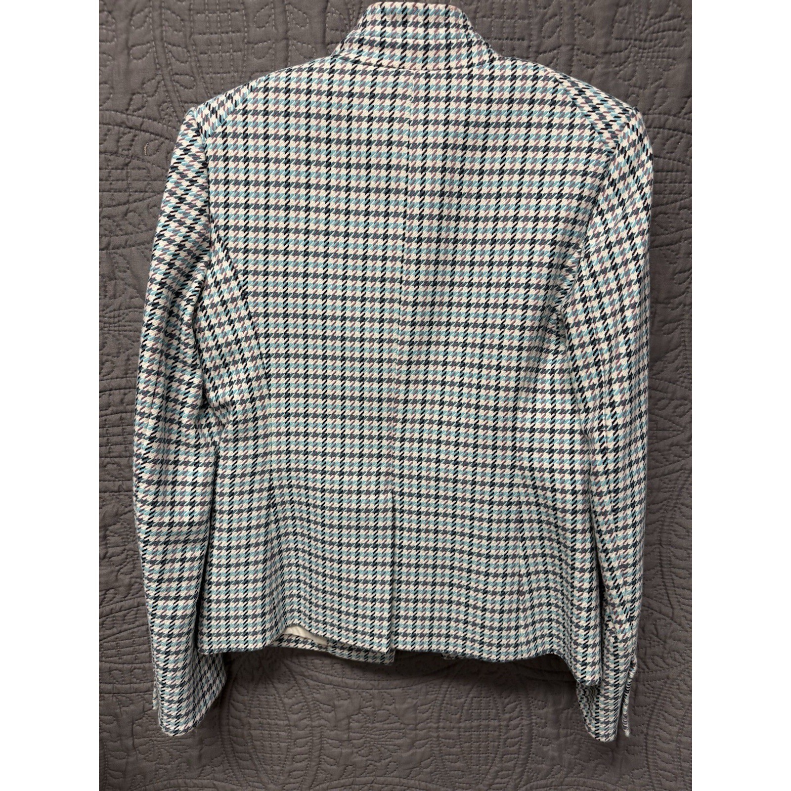 Veronica Beard Houndstooth Blazer Jacket Multi Co… - image 2
