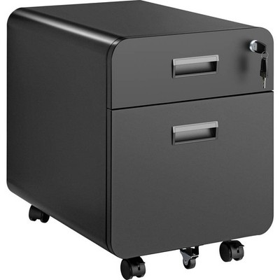 SpeaKa Professional Rollcontainer SP-MFC-001 Schwarz (matt) (B x H x T) 394 x