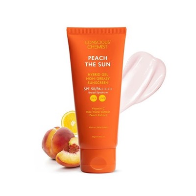 Conscious Chemist  SPF 50 PA++++ | Gel Sunscreen for Oily Skin, Vitamin C 50g