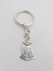 Air Force Military Italian: Keyring Silver 925 - Coat-of-Arms - Frieze