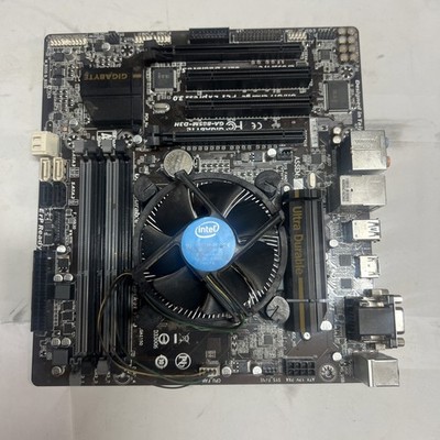 Gigabyte GA-B85M-D3H Intel i5-4670 3.4Ghz Quad Core 8GB DDR3 IO Shield HDMI
