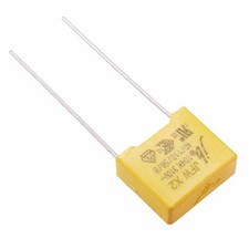 Image of 0.22uF 310VAC X2 Metallised Polypropylene Film Capacitor 10mm Pitch