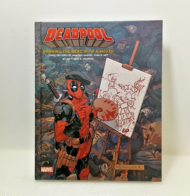 Deadpool -Drawing The Merc With A Mouth Marvel Art Book Hardcover Loot Crate