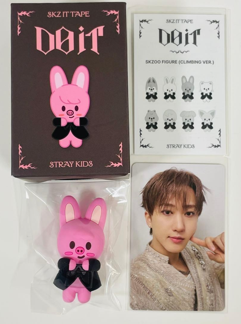 Stray kids Do it SKZOO FIGURE CLIMBING Official with photocard set