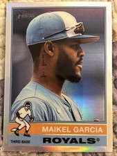 2025 Topps Heritage High Number - Maikel Garcia #680 Chrome