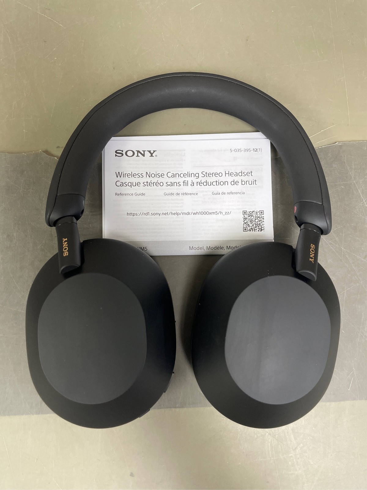 Sony WH-1000XM5 Premium Noise Canceling Headphones, Auto NC Optimizer, 30-Hour B