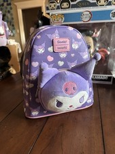 Loungefly: Kuromi Mini Backpack - Sanrio - With Tags - New