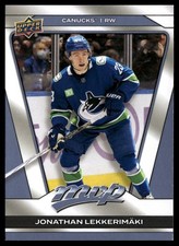 2025-26 Upper Deck MVP Base Jonathan Lekkerimaki Vancouver Canucks #156