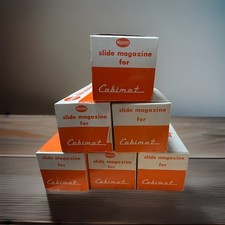 Vintage Slide Magazine For Cabimat, Made In Japan, Lot Of 16