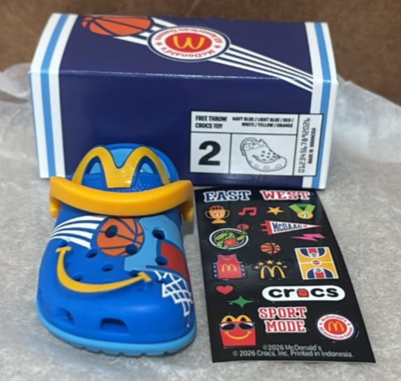McDonald's x All American Game x Crocs Happy Meal Toys Full Set or