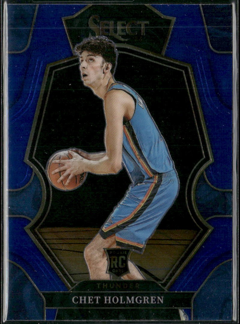 Chet Holmgren Rookie 2022-23 Panini Select #196 Blue  Retail Base  Thunder