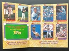 1989 Ken Griffey Jr ROY Seattle Mariners Topps Magazine Baseball Card Sheet!