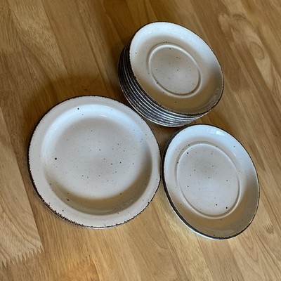 Vintage Stonehenge Creation Midwinter Plate Lot England Stoneware Speckled