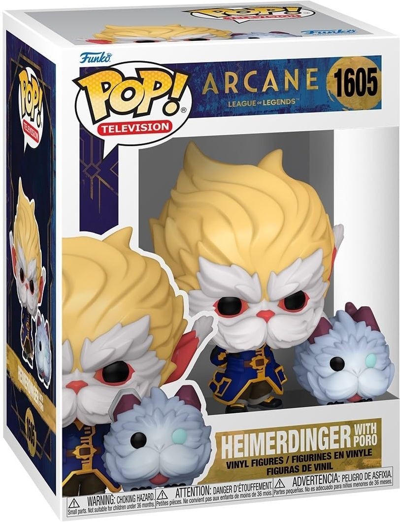 Merchandising Arcane League Of Legends: Funko Pop! Television - Heimerdinger wit