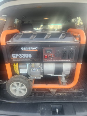 #ad Generac GP3300 Portable Generator 120 240V Black Orange 120V 240V Connectors $400.00