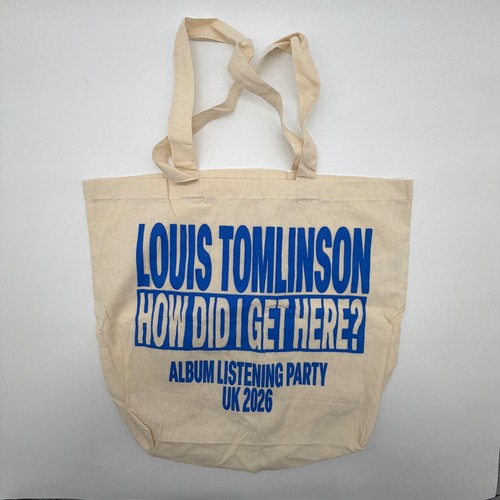 Louis Tomlinson How Did I Get Here Album Listening Party Tote Bag UK 2026 prezzo ebay