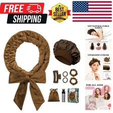 Heatless Curls Overnight Hair Curler, 70" Soft Hair Curlers to Sleep In No He...