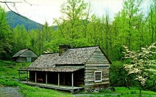 Postcard junglebrook restored farmstead great smoky mountains National park TN