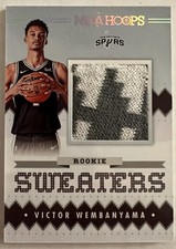 2023-24 Panini Hoops Winter Victor Wembanyama Rookie Sweaters RC #RSW-VWE Spurs