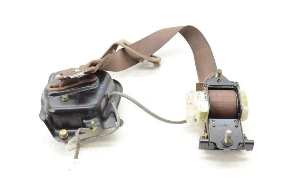 1990-1994 Nissan 300ZX Z32 Driver Left Rear Tan Seat Belt Retractor Foto 2 de 4