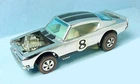1960s HOT WHEELS REDLINE KING KUDA CLUB KIT CHROME w WHITE INTERIOR HK N-MINT!
