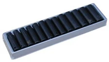 Atd Tools 2701 6 Point Metric Deep Impact Socket Set, 13 Pc.